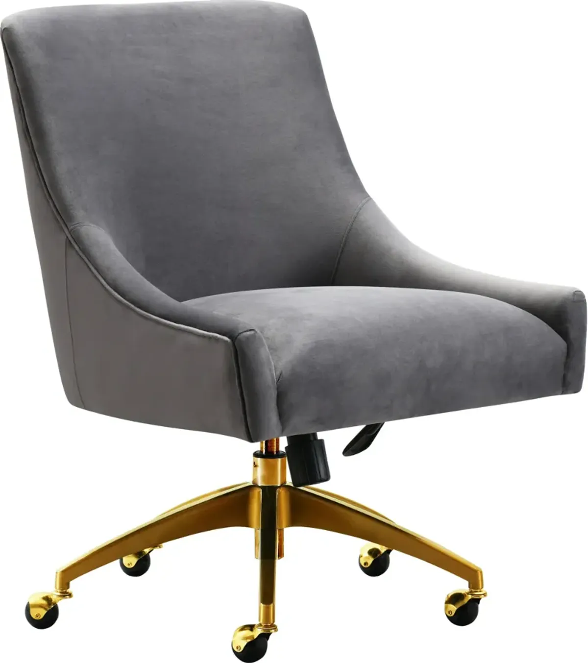 Maddie Upholstered Desk Chair - Gray