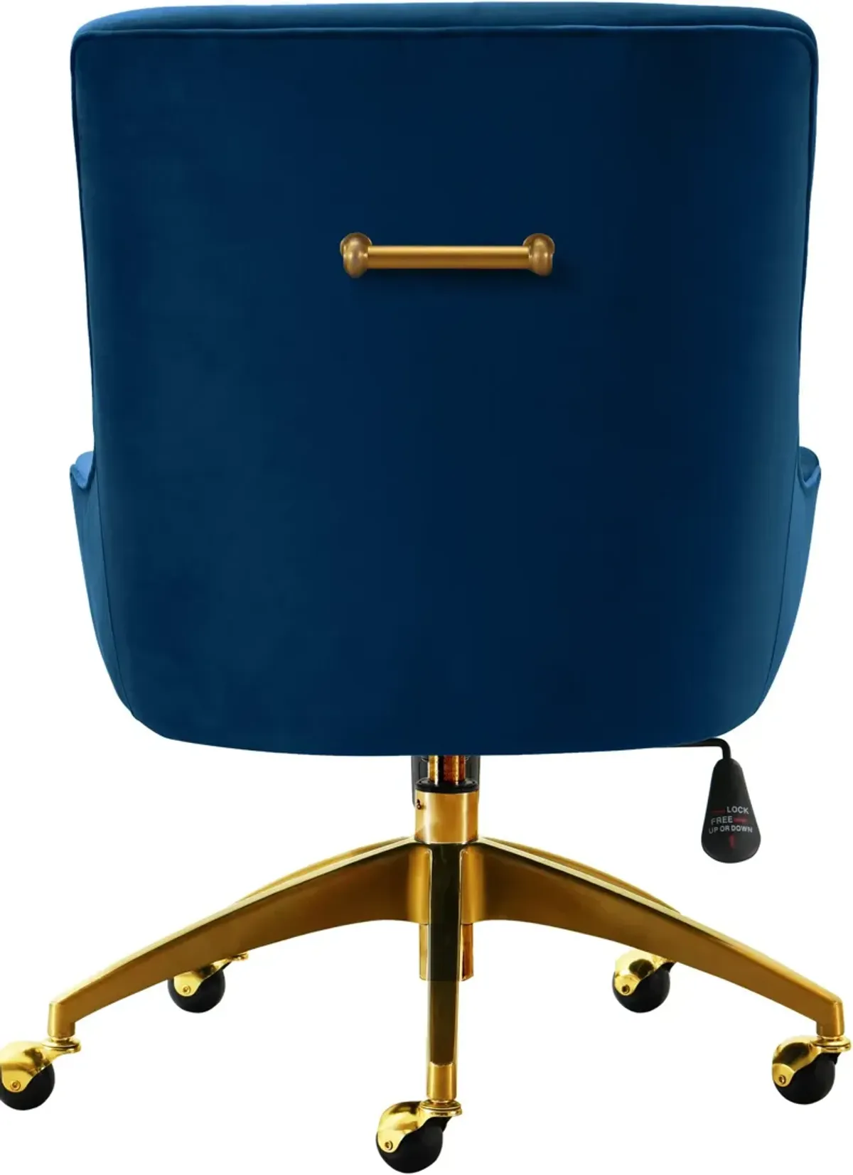 Maddie Upholstered Desk Chair - Navy