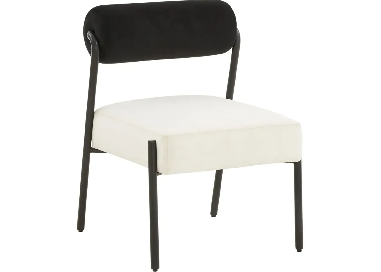 Manolo Accent Chair - Black/Cream