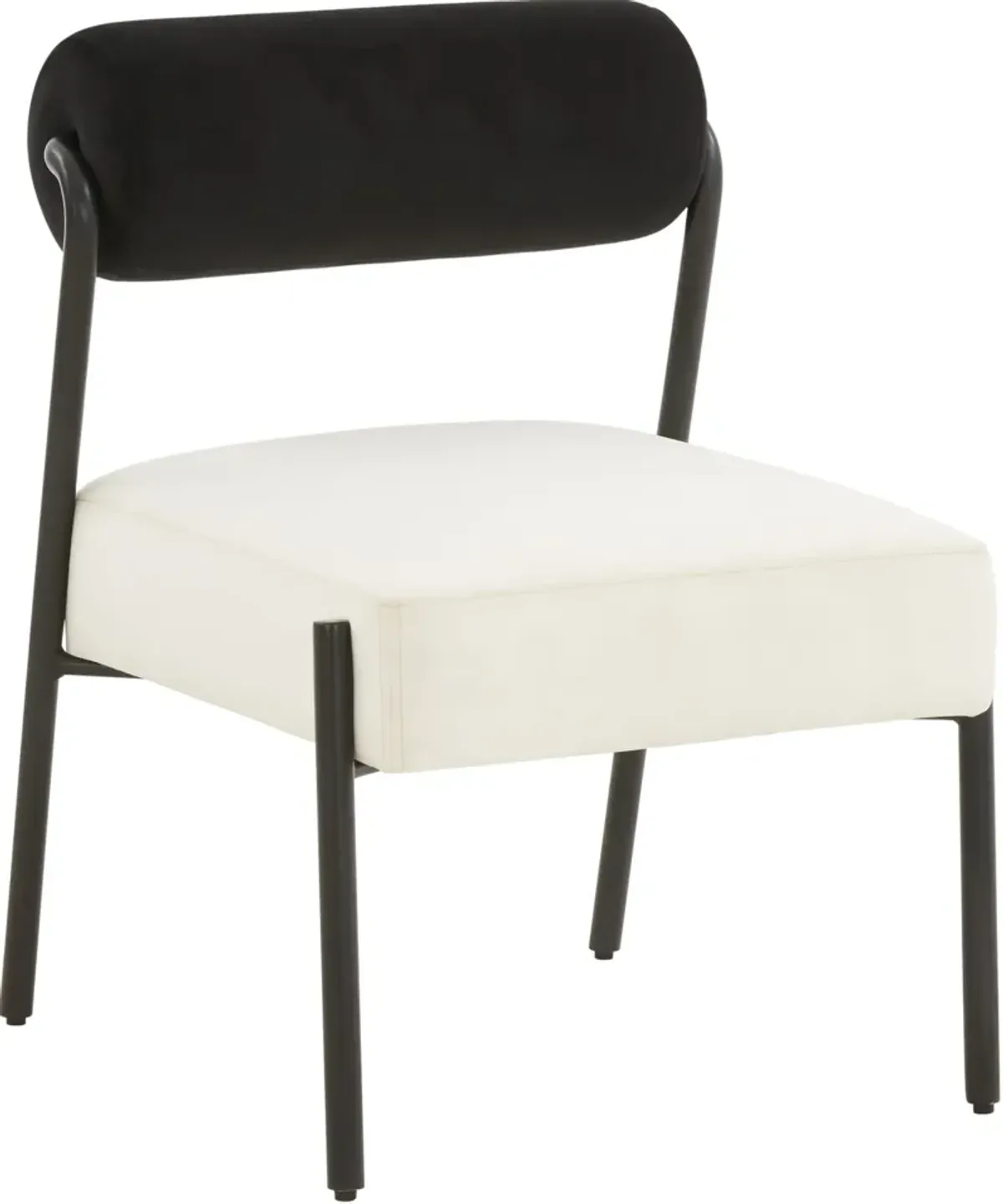 Manolo Accent Chair - Black/Cream