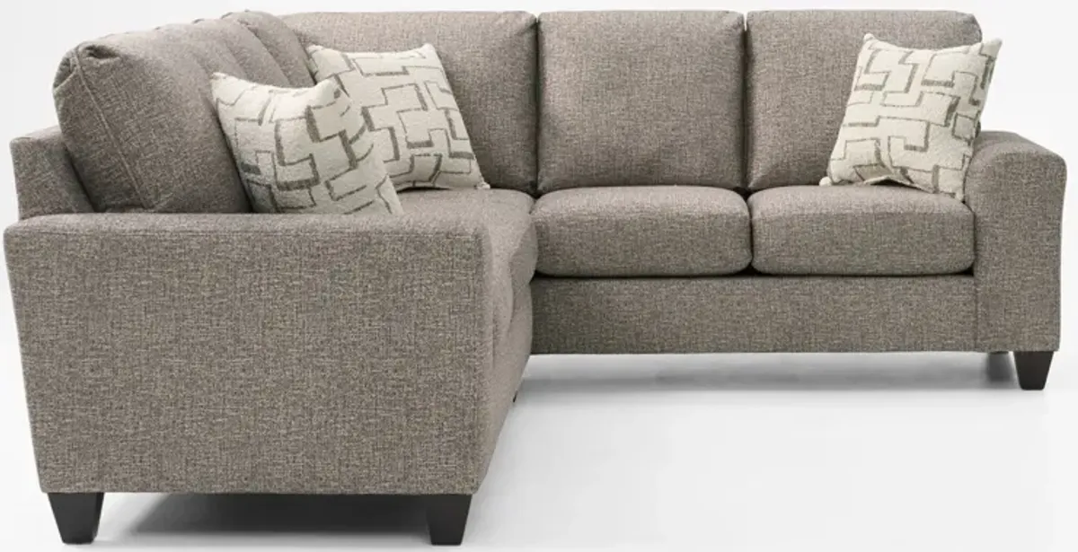 Canyon 2-Piece Sectional with Left-Facing Sofa - Taupe