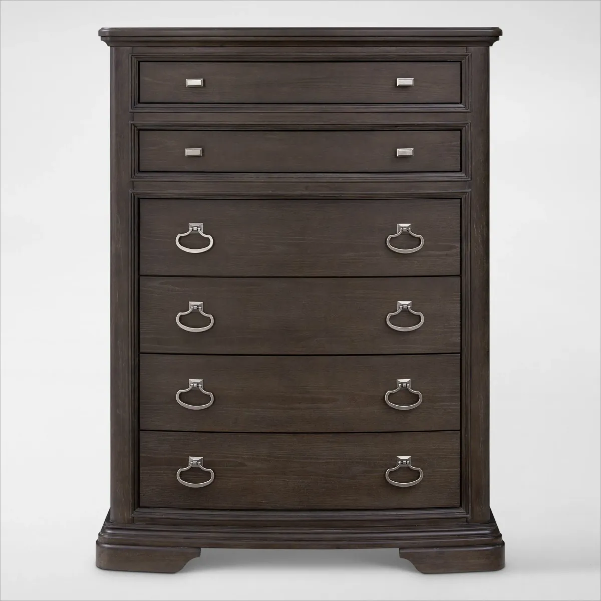 Grace 6-Piece Storage Bedroom Set with Dresser, Mirror & Nightstand with USB Charging