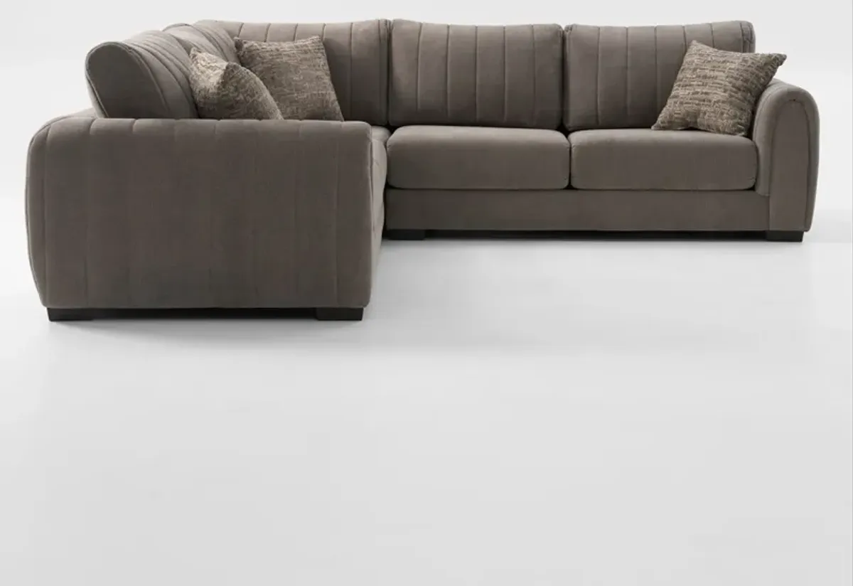 Coral 3-Piece Sectional - Truffle
