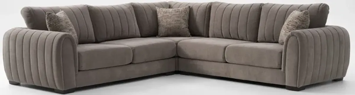 Coral 3-Piece Sectional - Truffle
