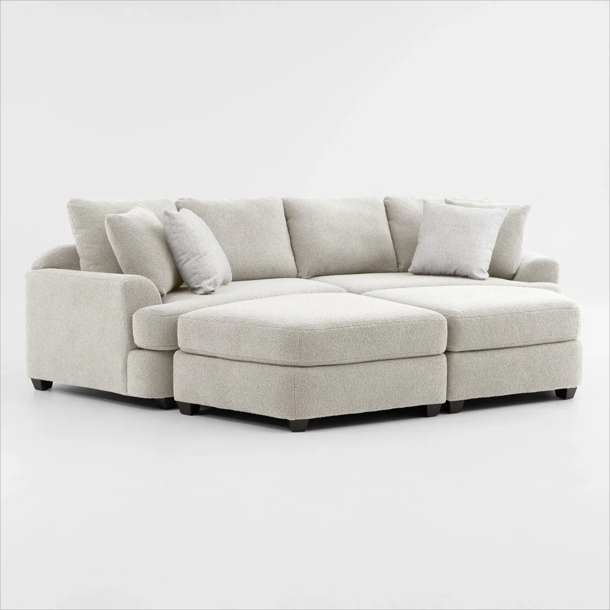 Skylar 4-Piece Pit Sectional - Texel Gray