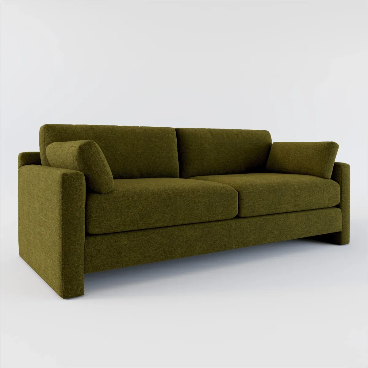 Forbes Foam Comfort Sofa - Midcentury Peat