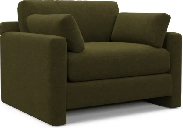 Forbes Foam Comfort Chair and a Half - Midcentury Peat