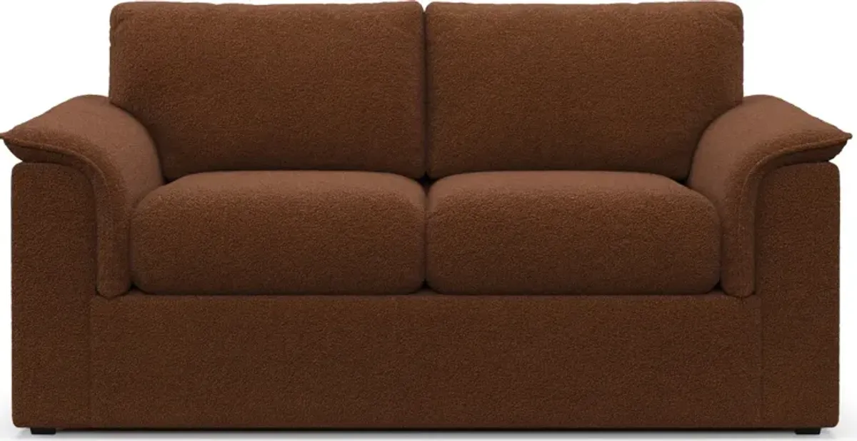 Morse Foam Comfort Loveseat - Nora Chocolate