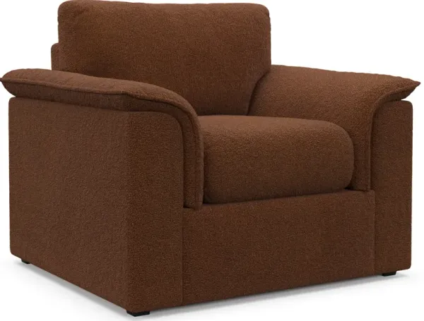 Morse Foam Comfort Chair and a Half - Nora Chocolate
