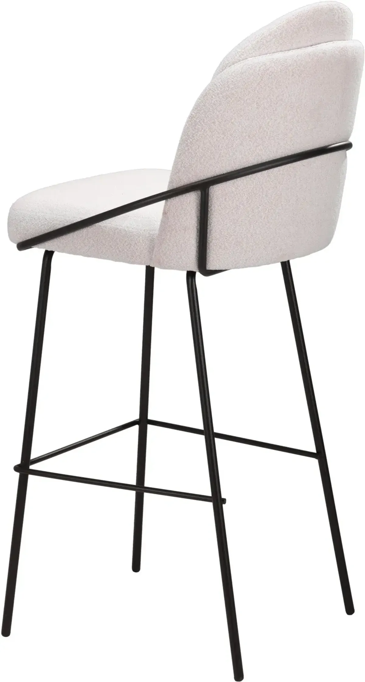 Lester Set of 2 Bar Stools - Ivory