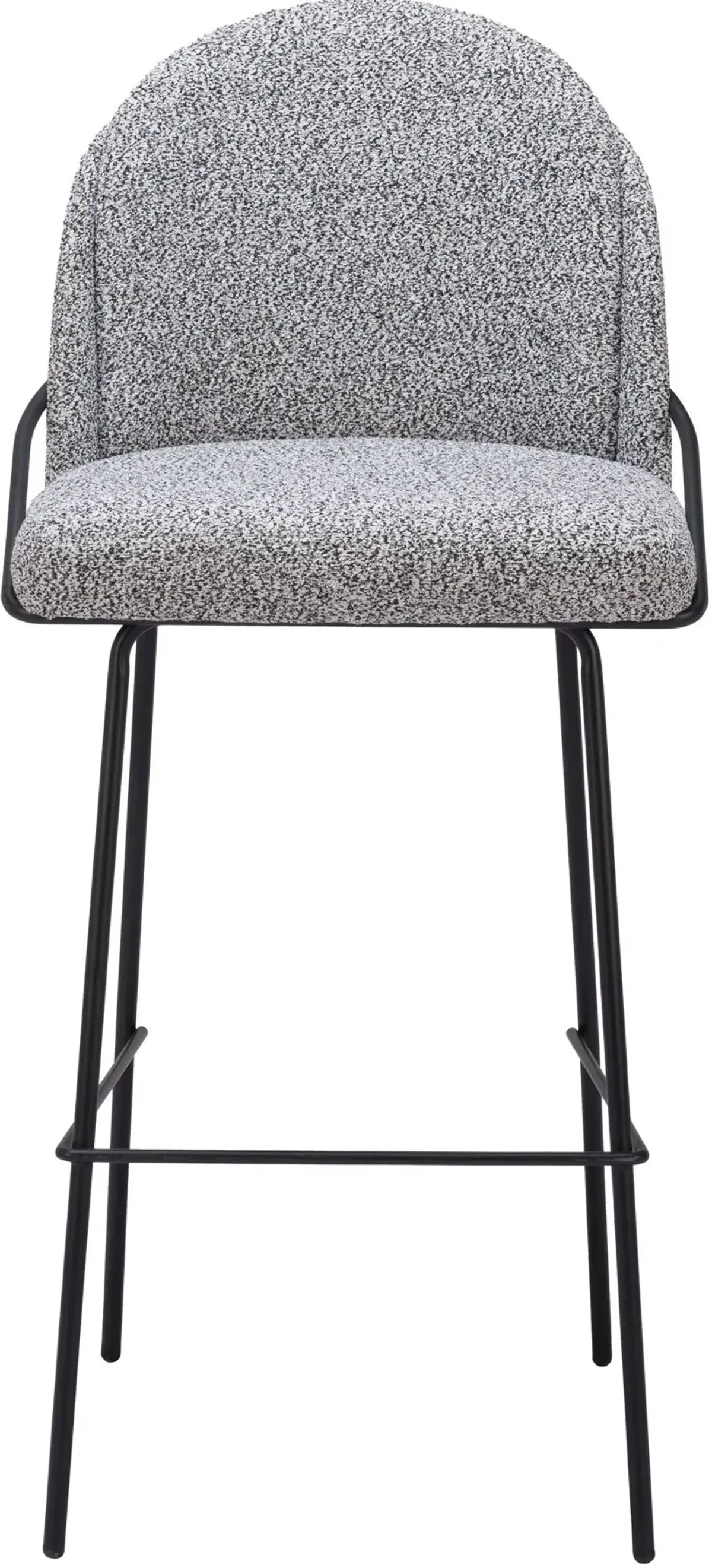 Lester Set of 2 Bar Stools - Black/White