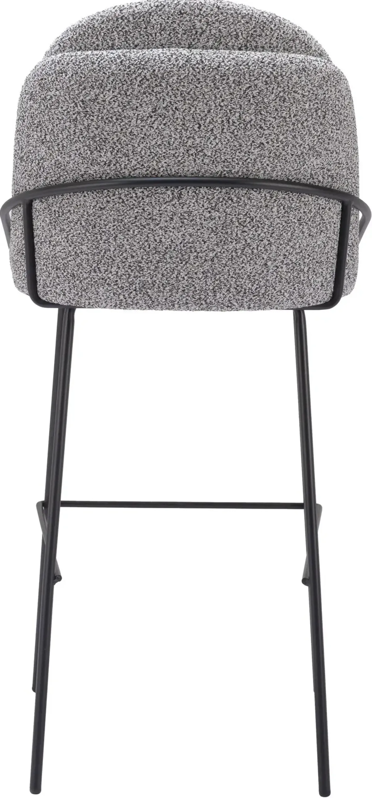 Lester Set of 2 Bar Stools - Black/White