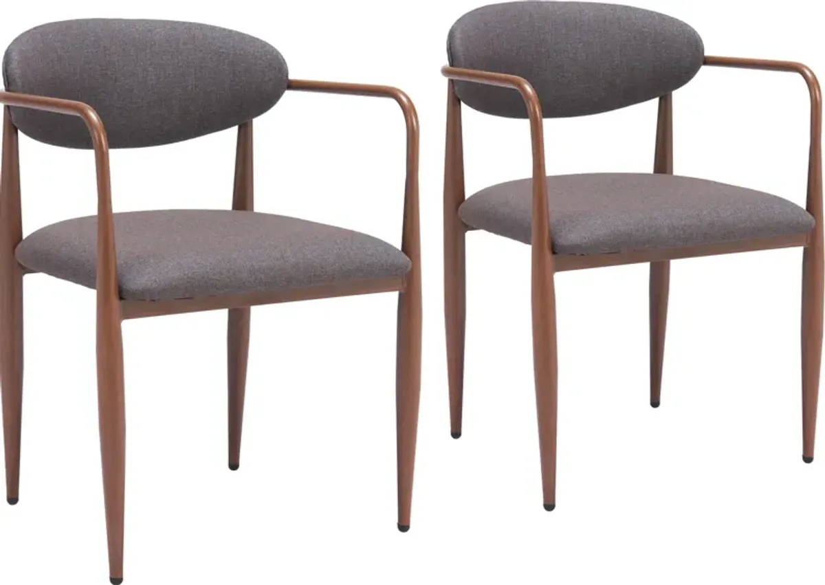 Spade Set of 2 Dining Chairs