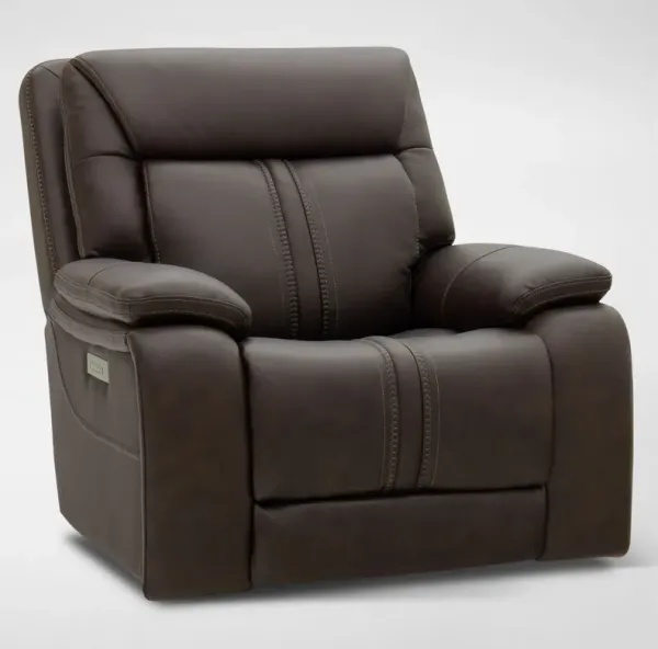 Infinity Triple-Power Recliner with Immersive Sound - Brown