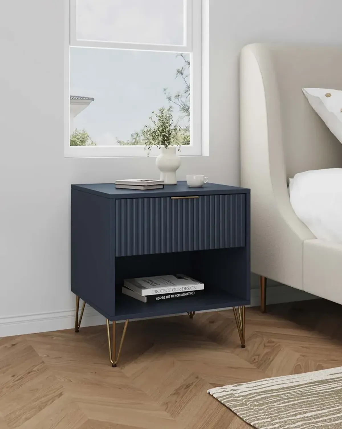 Sheridan Nightstand - Blue