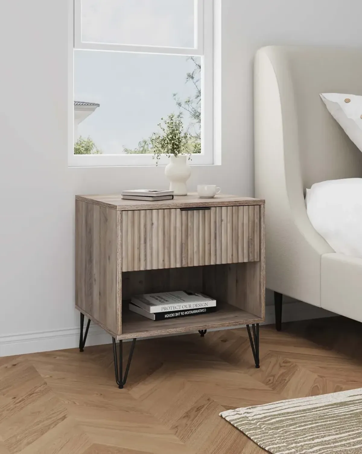 Sheridan Nightstand - Gray