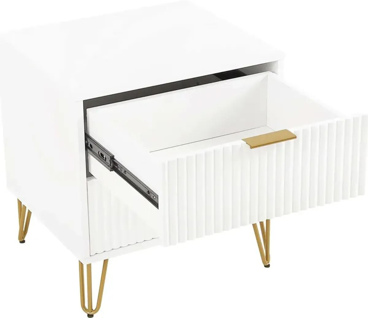 Sheridan 2-Drawer Nightstand - White