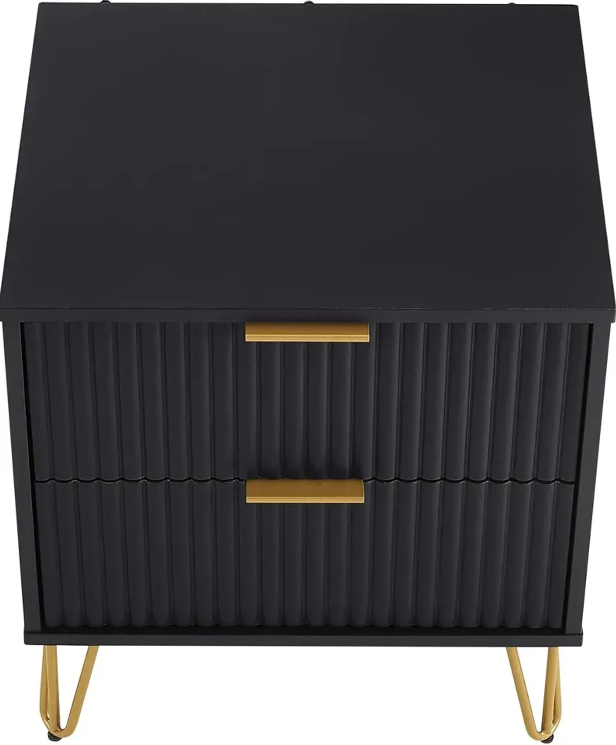 Sheridan 2-Drawer Nightstand - Black