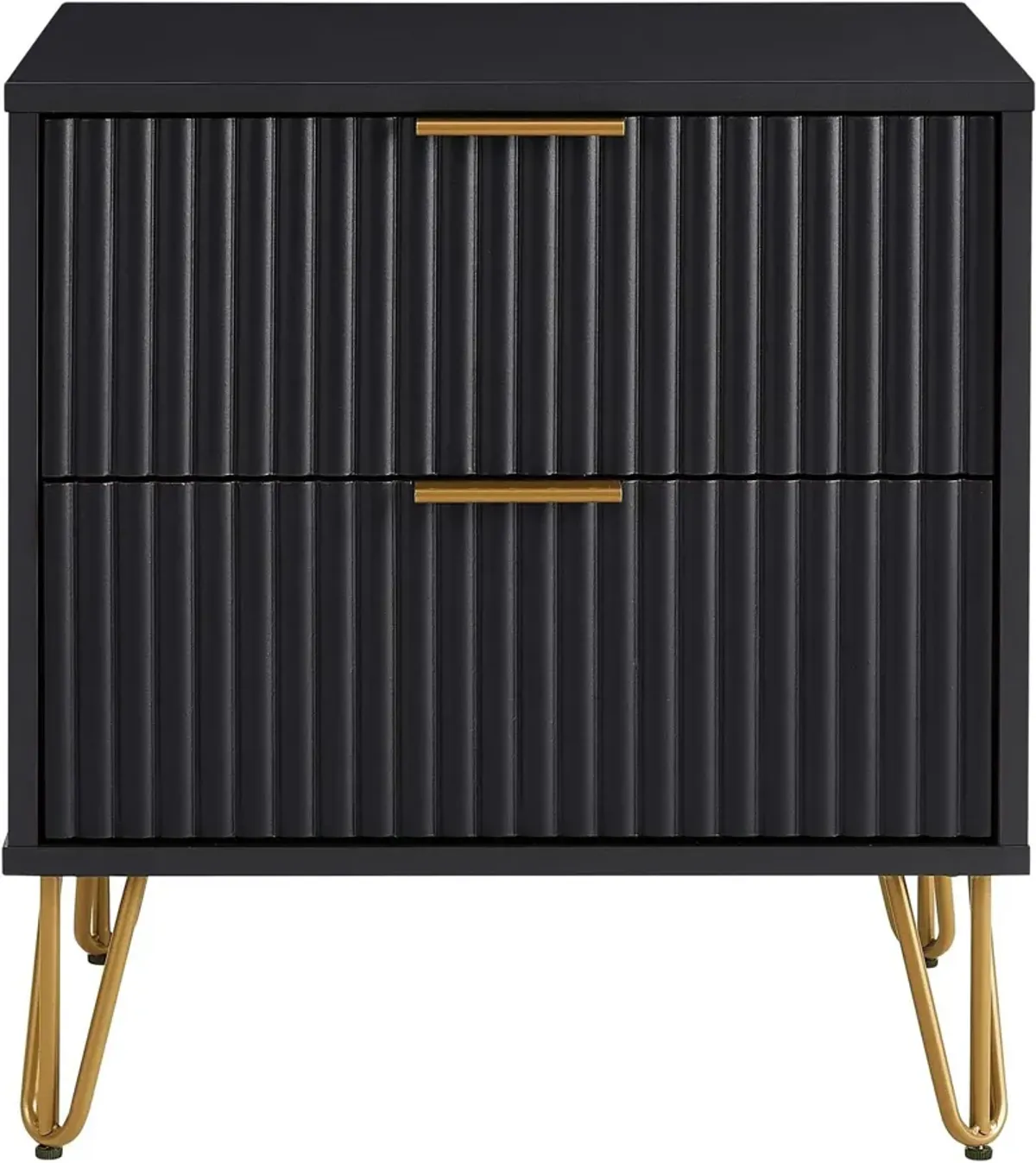 Sheridan 2-Drawer Nightstand - Black