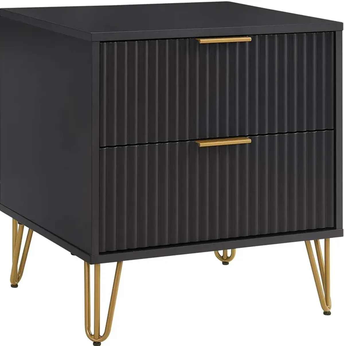 Sheridan 2-Drawer Nightstand - Black