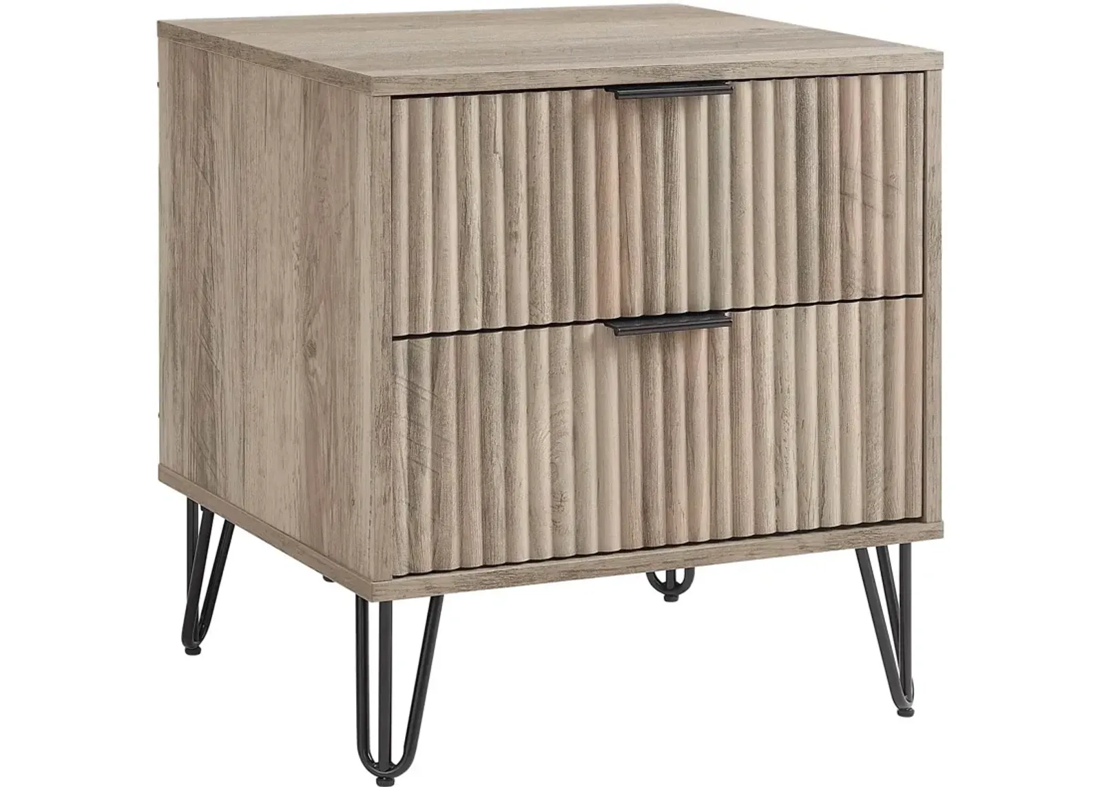 Sheridan 2-Drawer Nightstand - Gray