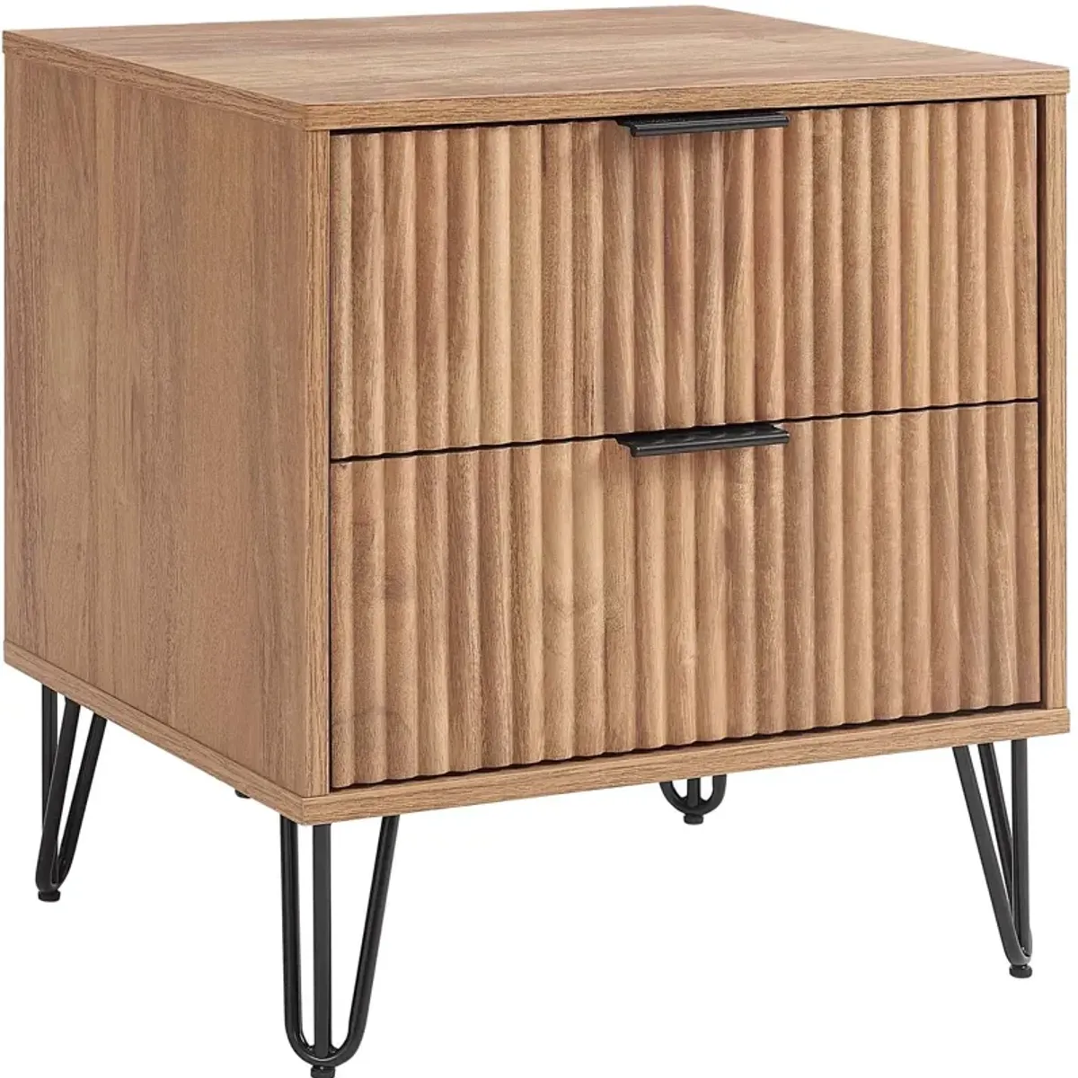 Sheridan 2-Drawer Nightstand - Brown