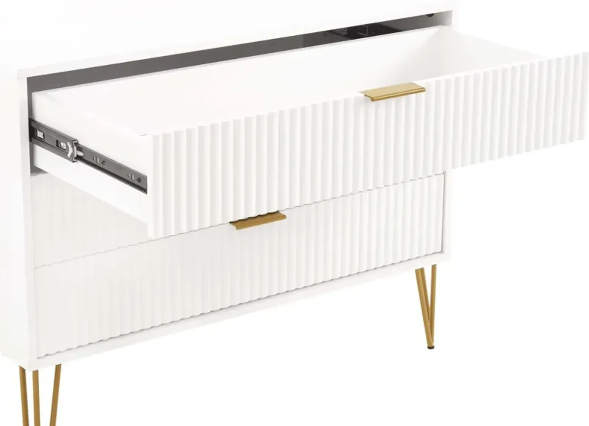 Sheridan 3-Drawer Dresser - White