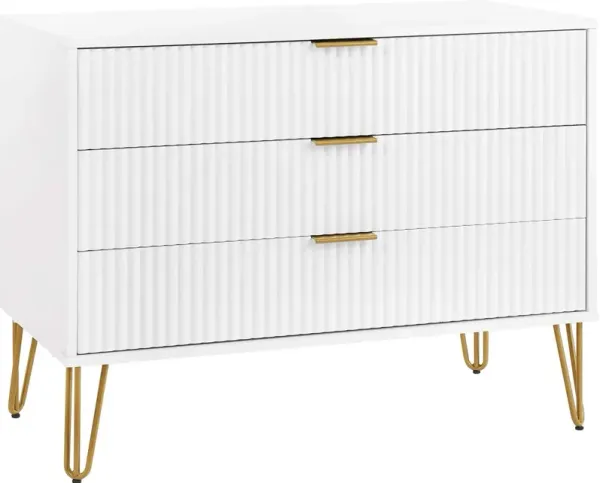 Sheridan 3-Drawer Dresser - White