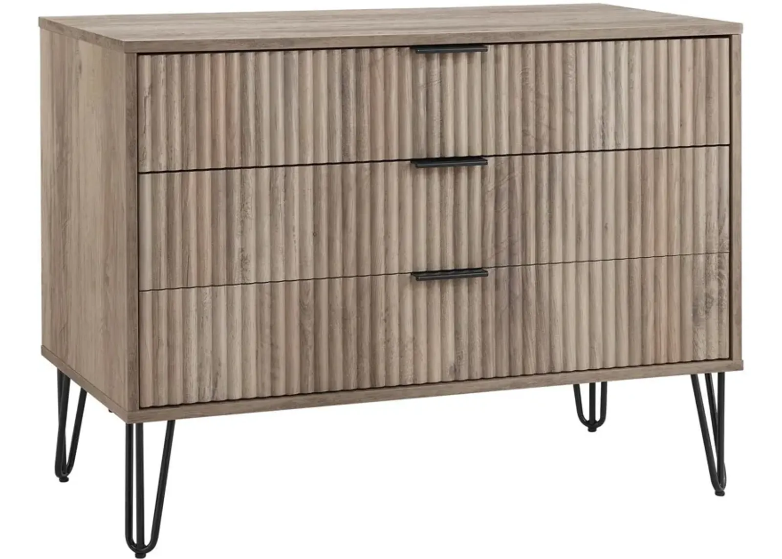 Sheridan 3-Drawer Dresser - Gray