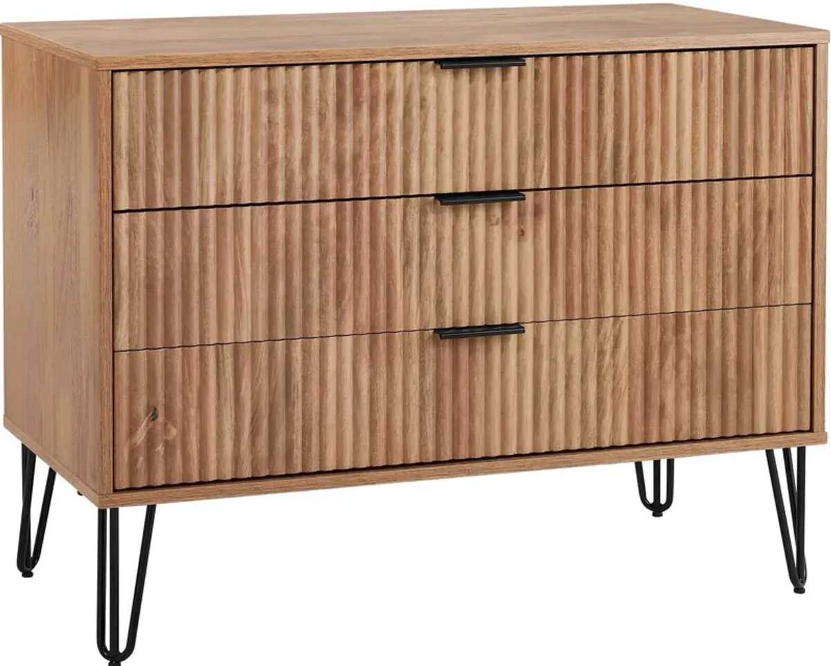 Sheridan 3-Drawer Dresser - Brown