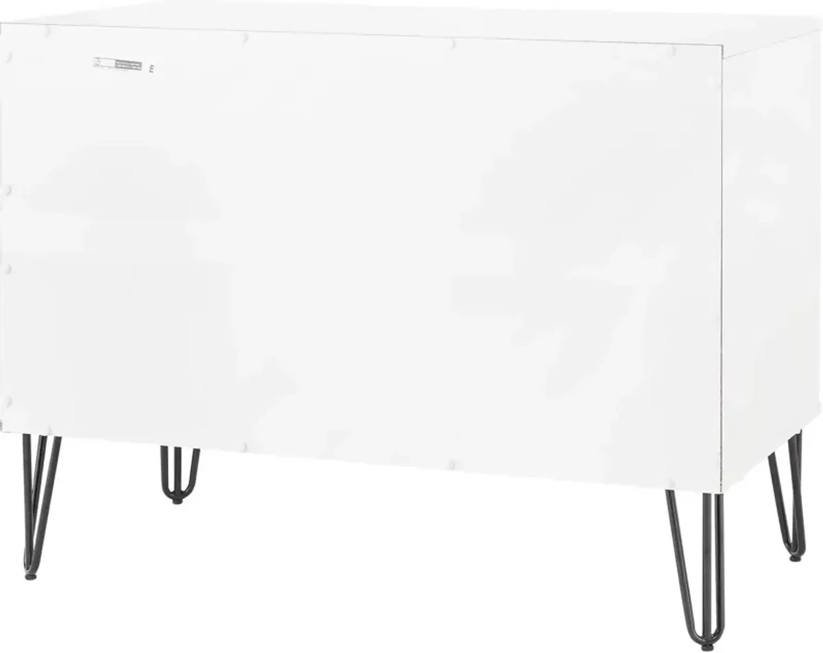 Sheridan 3-Drawer Dresser - White/Gray