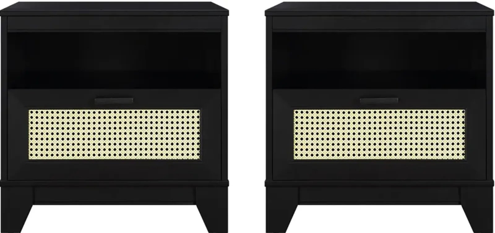 Kylian Nightstand Set - Black