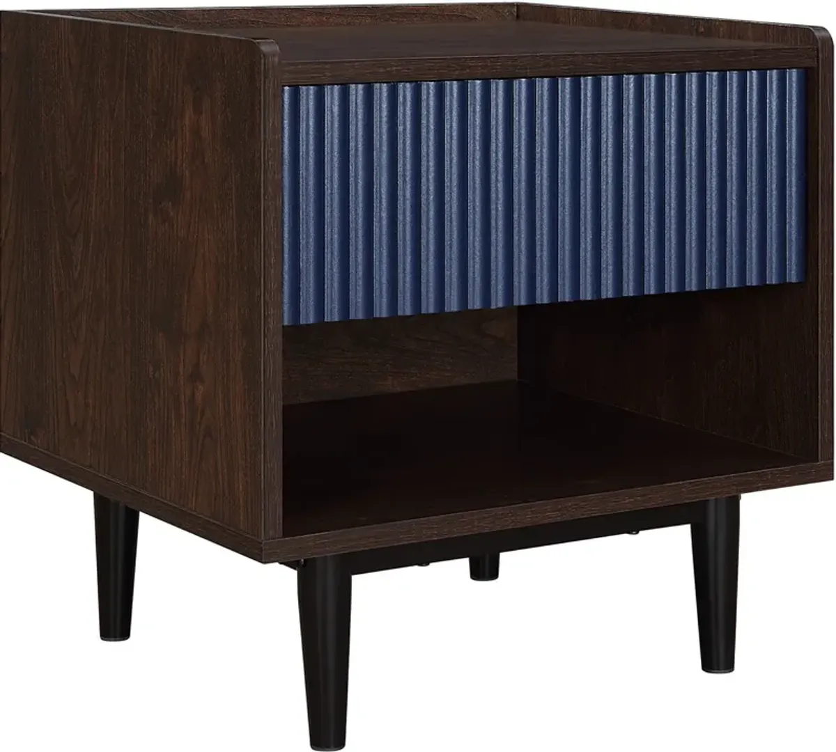 Colter Nightstand - Brown/Blue