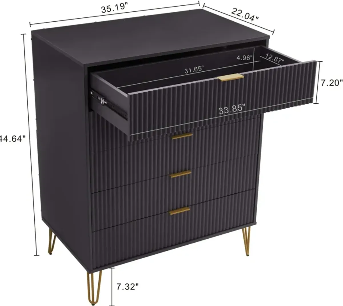 Sheridan Chest - Black