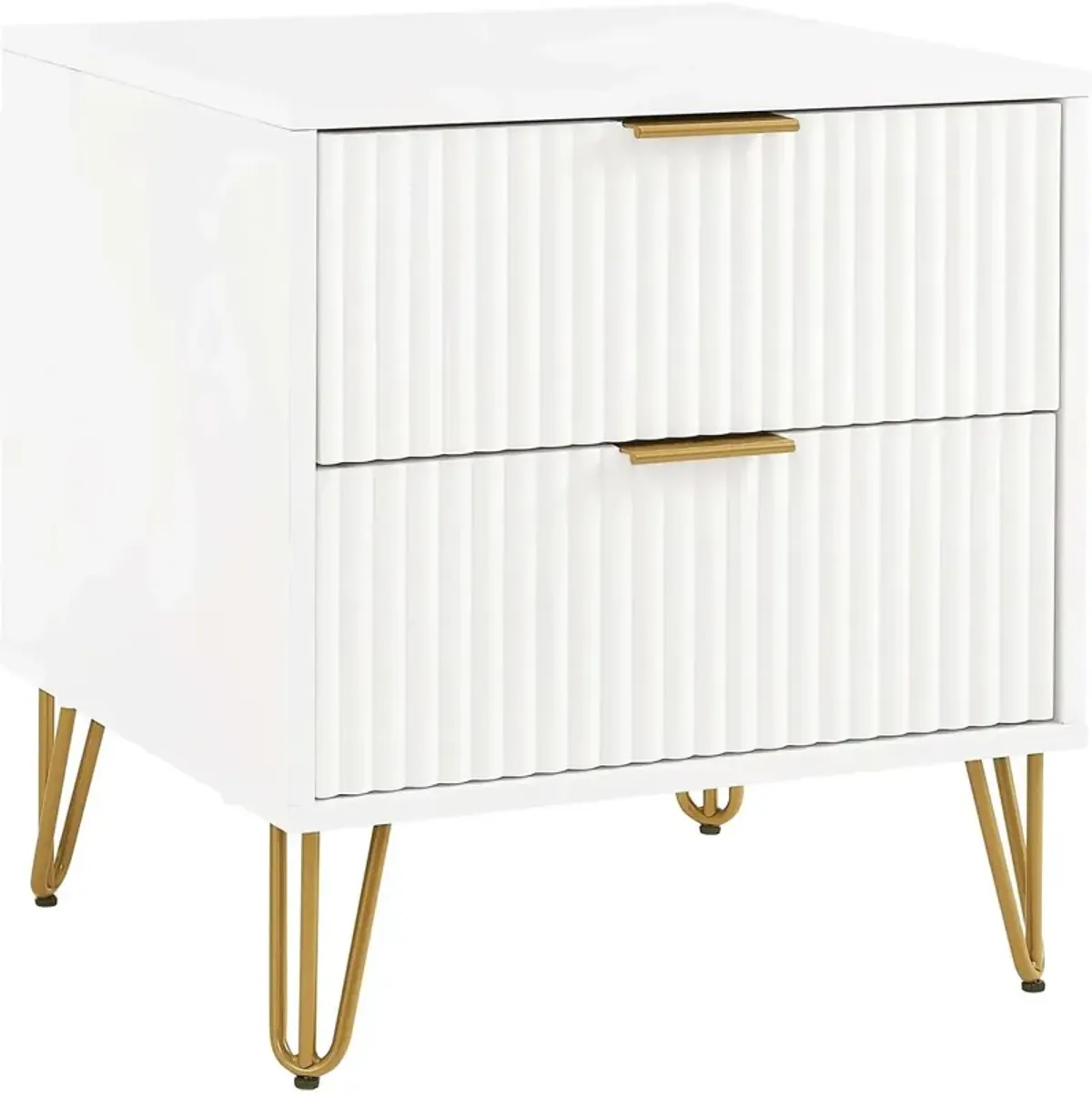 Sheridan 3-Drawer Dresser and 2-Drawer Nightstand Set - White