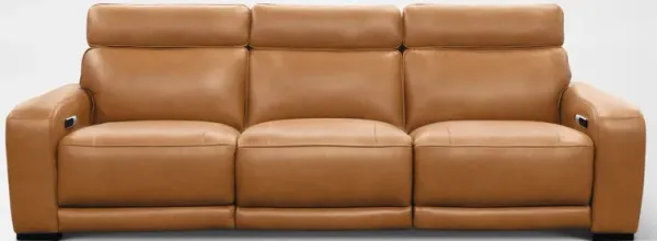 Summit Triple-Power 3-Piece Reclining Sofa with Immersive Sound - Tan