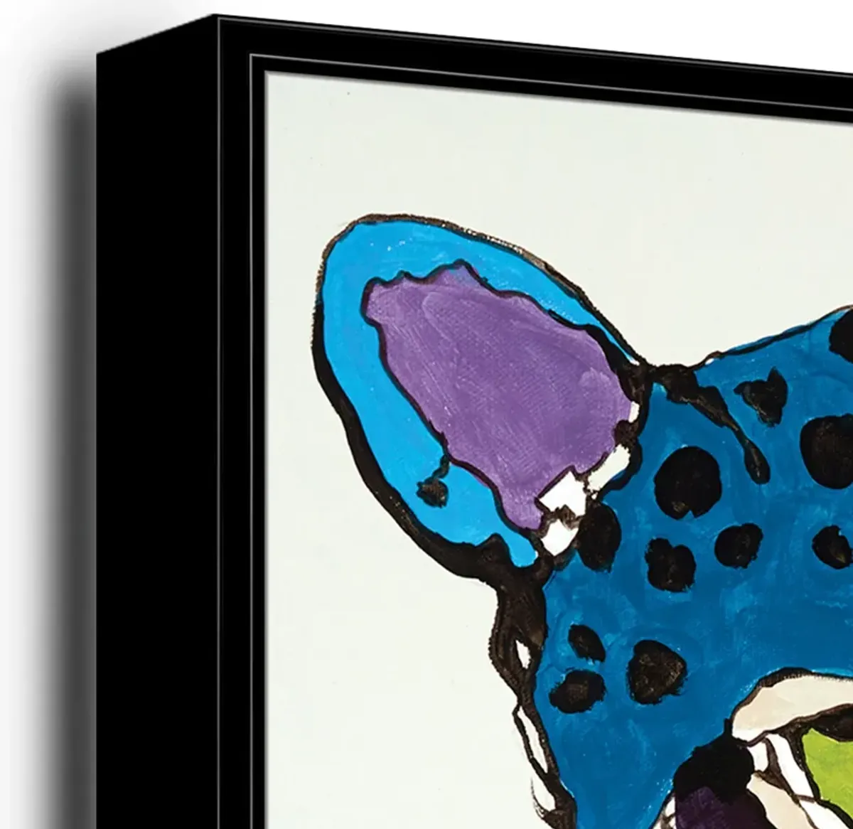 Colorful Cat 38” x 50” Wall Art