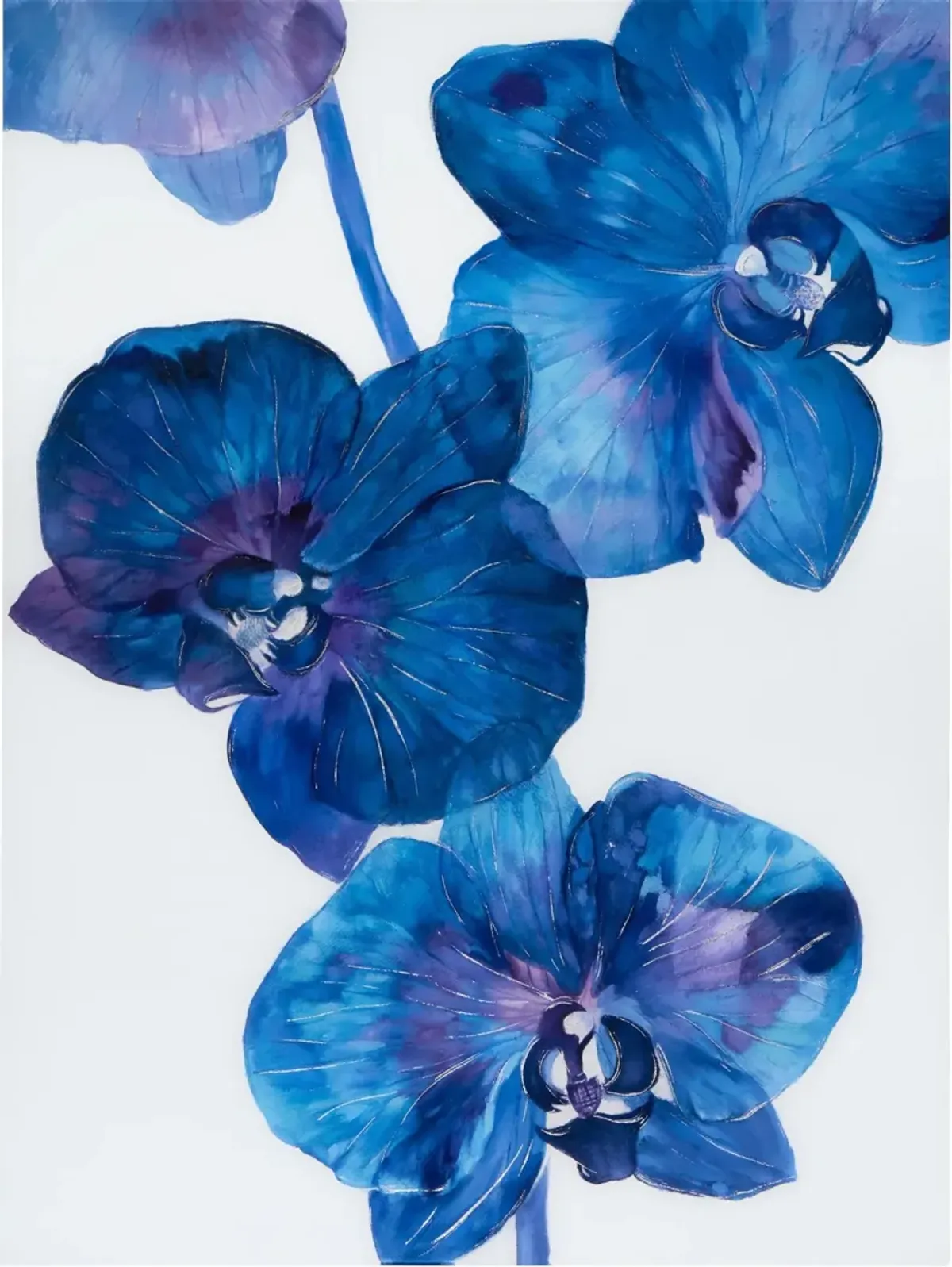 Blue Bouquet 36” x 48” Wall Art