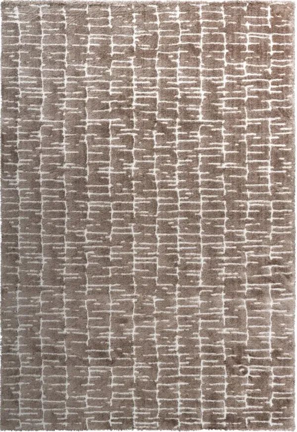 Rumi Area Rug - 5' x 8'   Caramel/Ivory