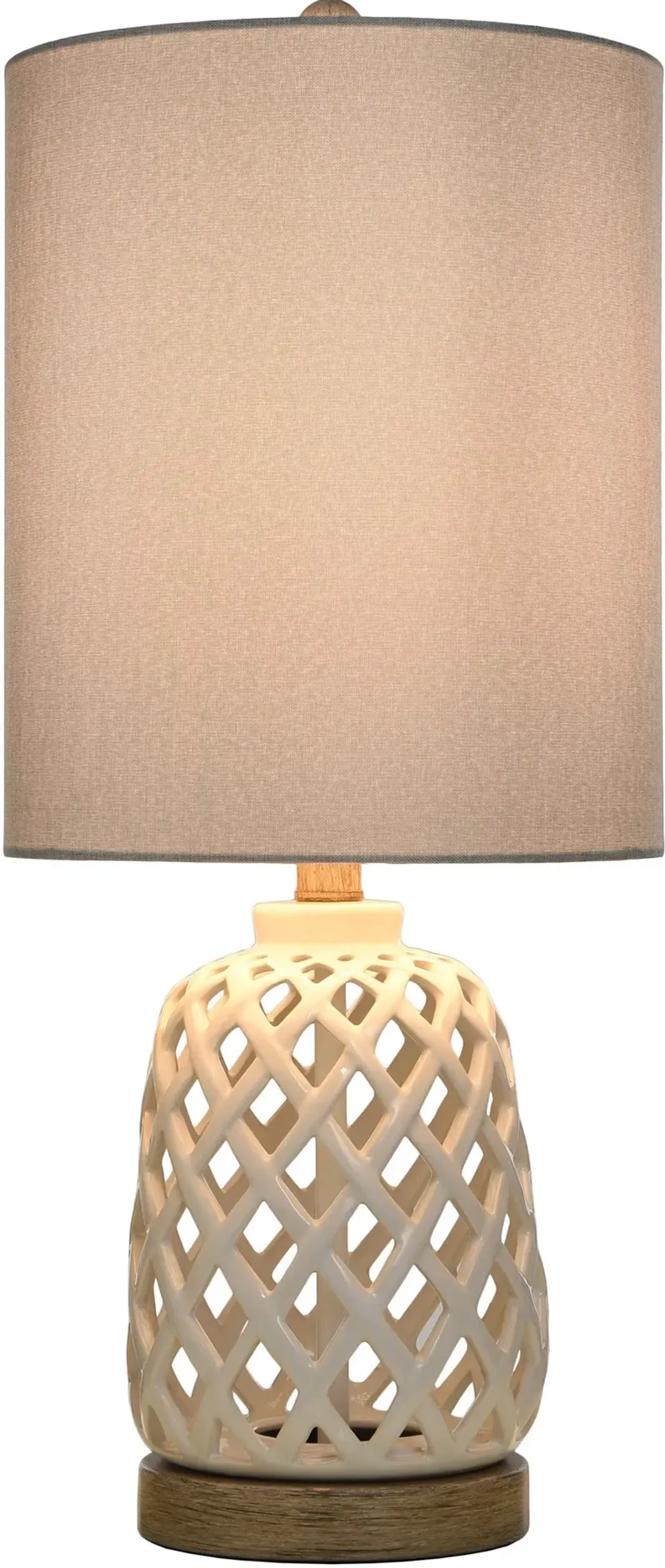 Kuldeep Table Lamp - White