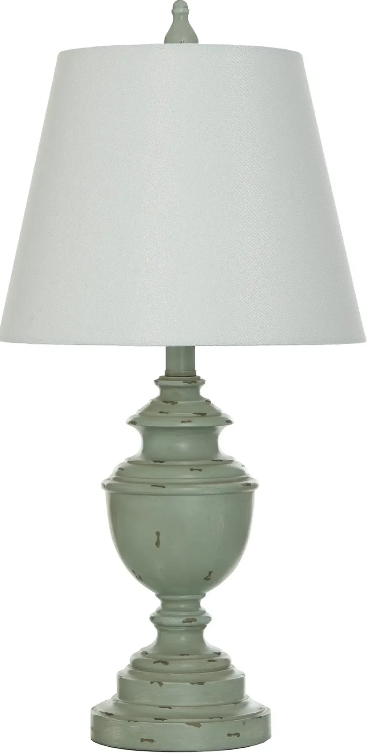 Bhaskara Table Lamp - Distressed Blue/Green