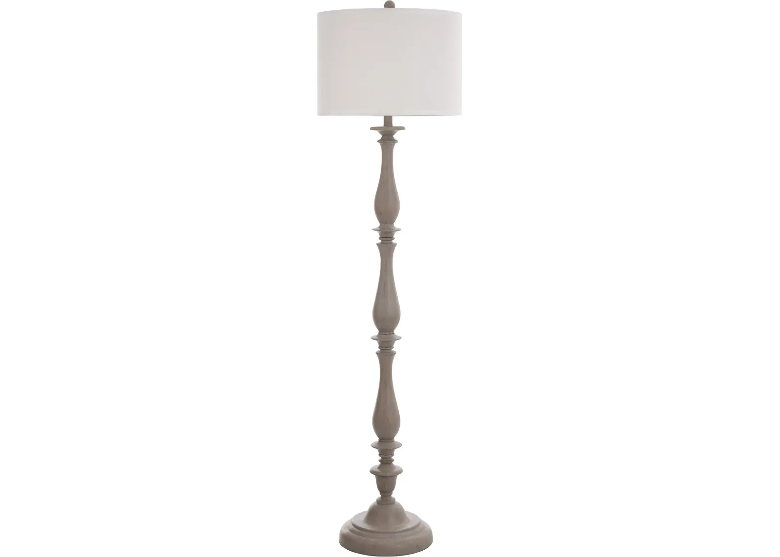 Charlton Floor Lamp - Distressed Gray