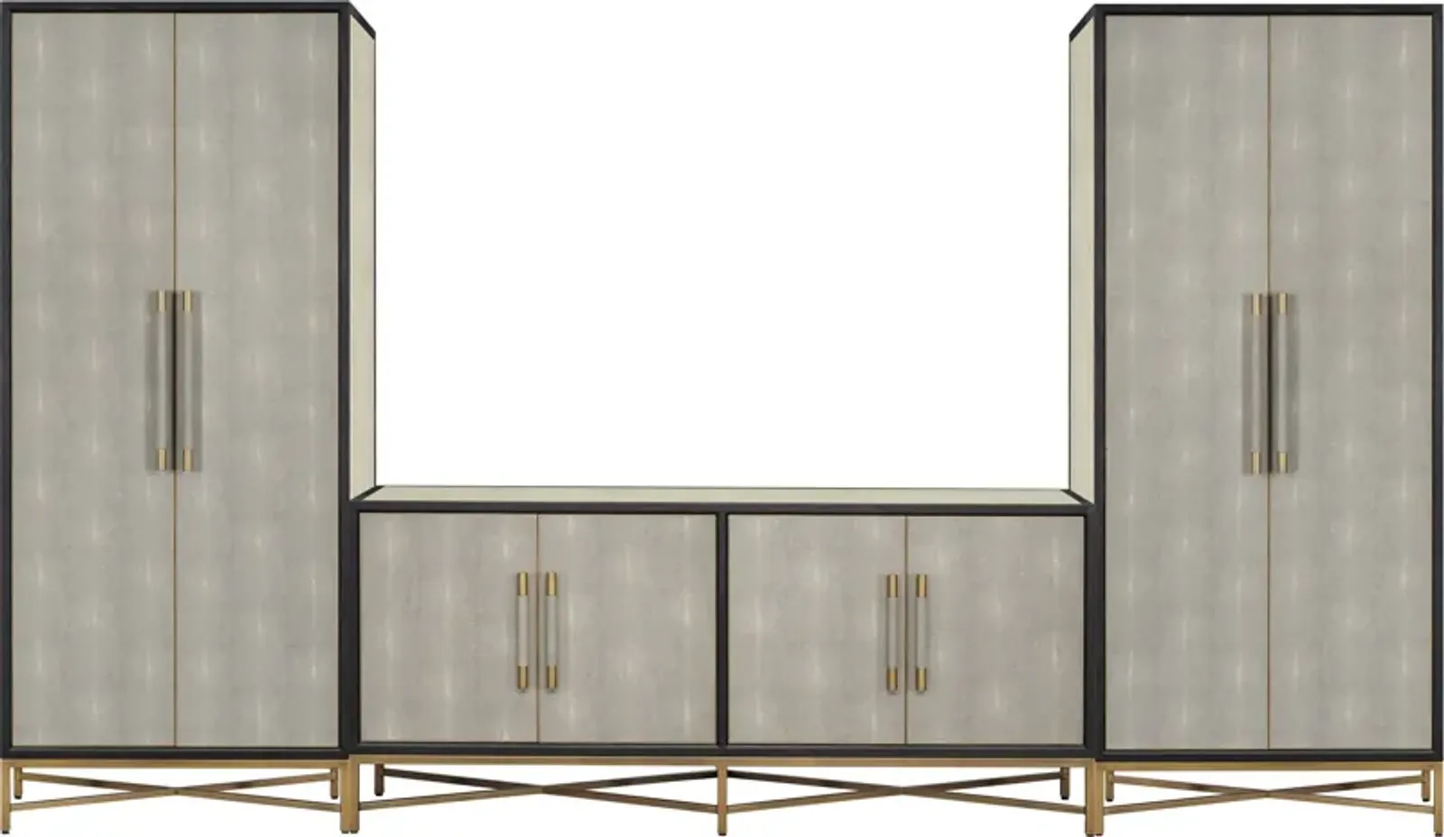 Madison 3-Piece Wall Credenza