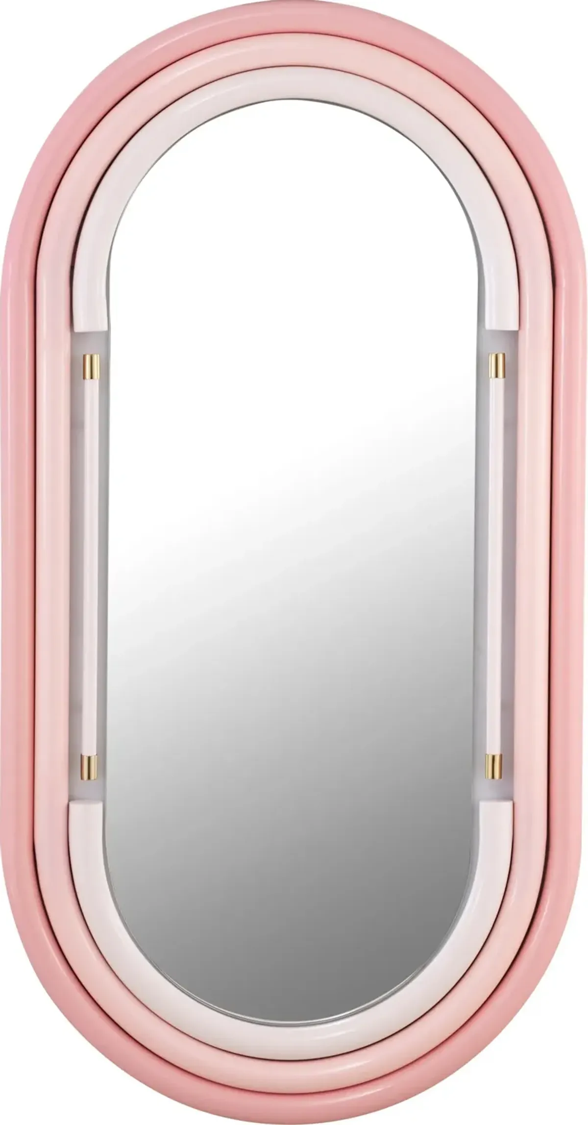 Carri Wall Mirror - Pink