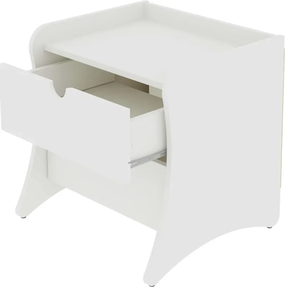 Mulberry 2-Drawer Nightstand - White