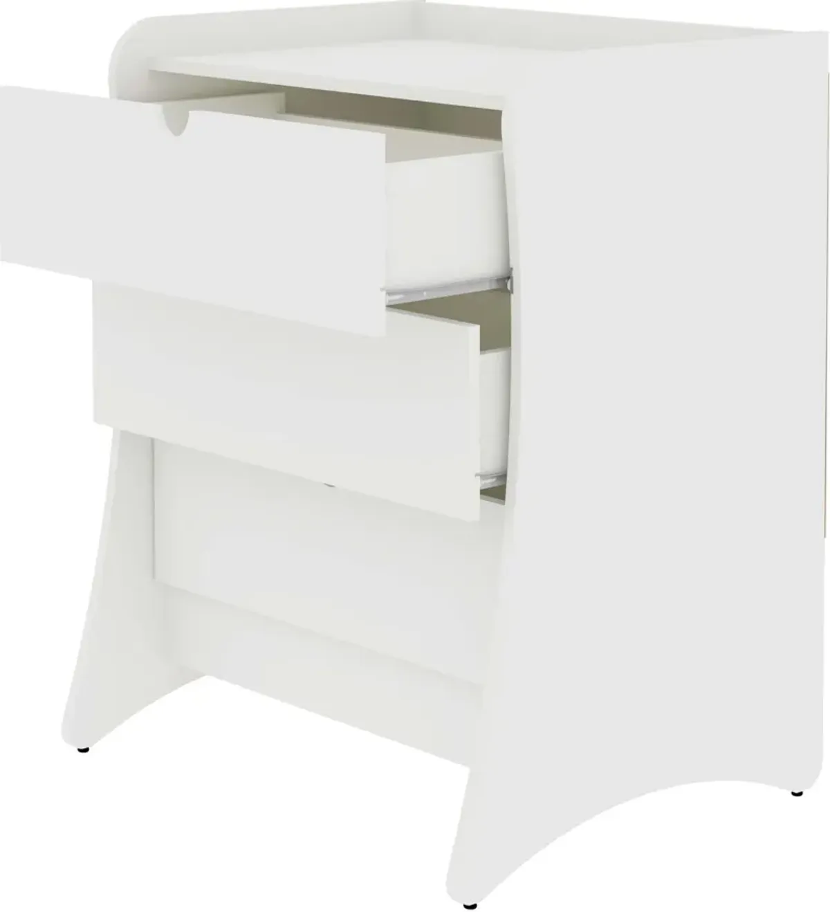 Mulberry 3-Drawer Dresser - White