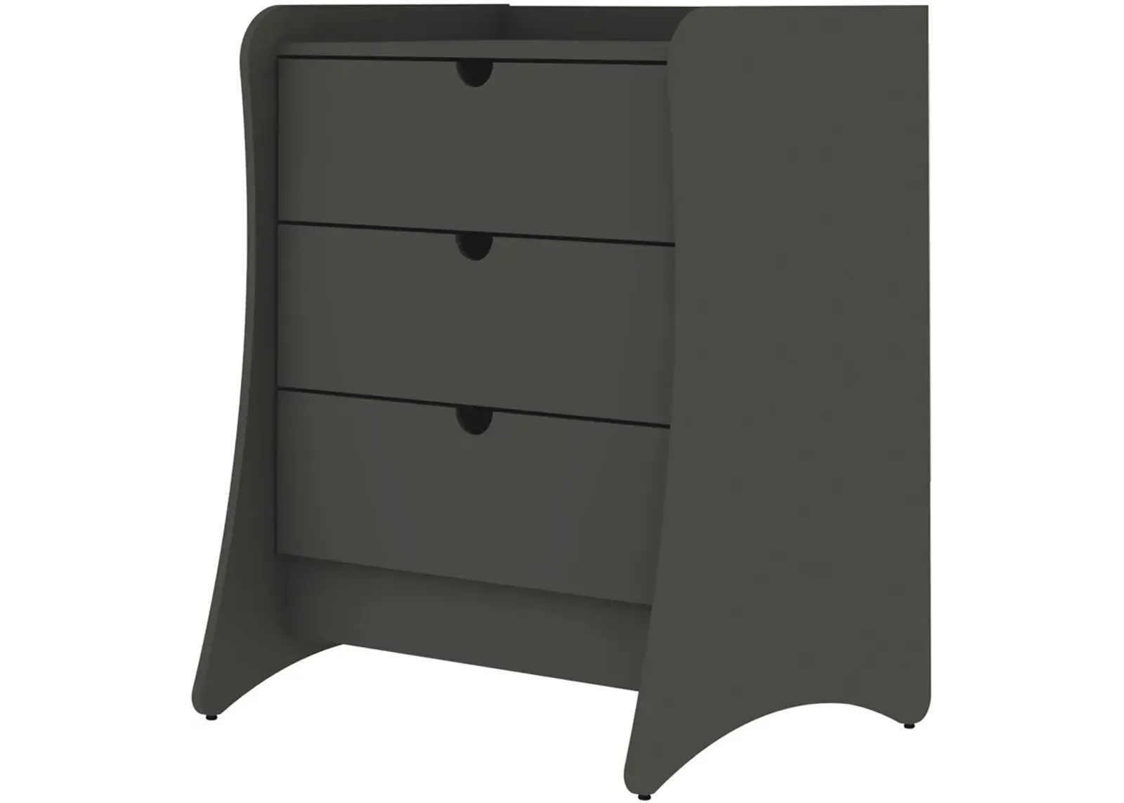 Mulberry 3-Drawer Dresser - Gray