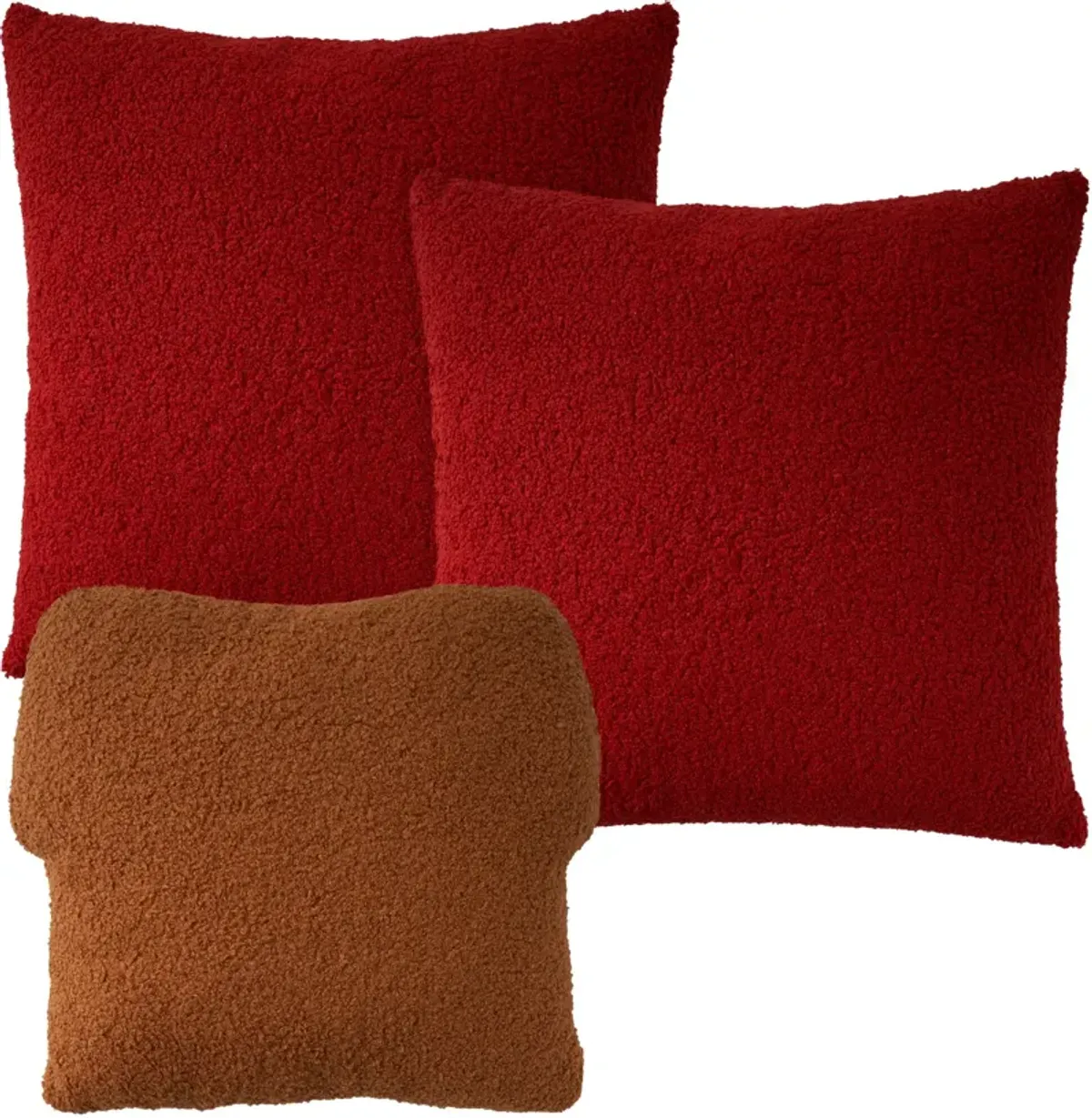 Plaid Gingerbread Accent Pillow Set