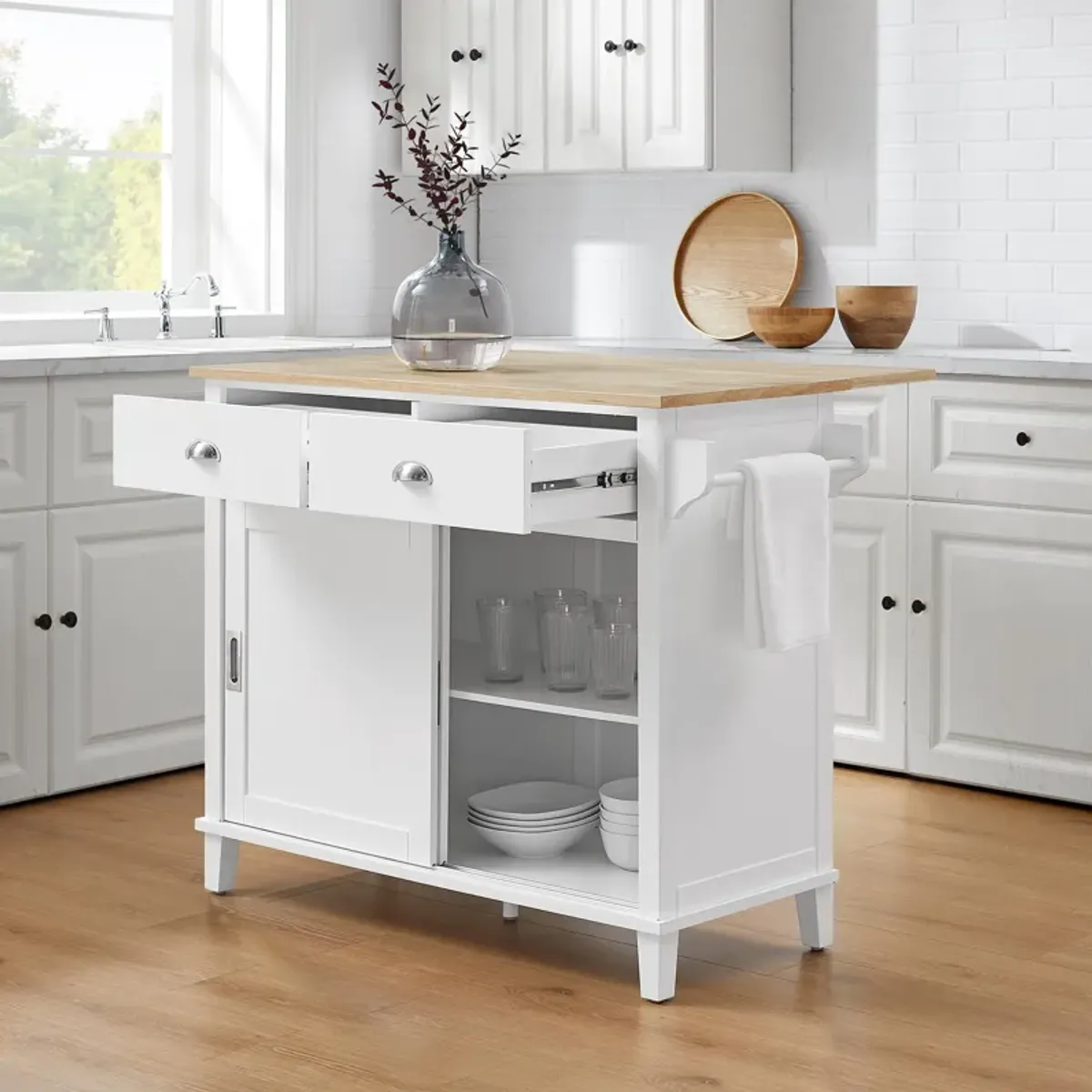 Cutler Drop-Leaf Kitchen Island