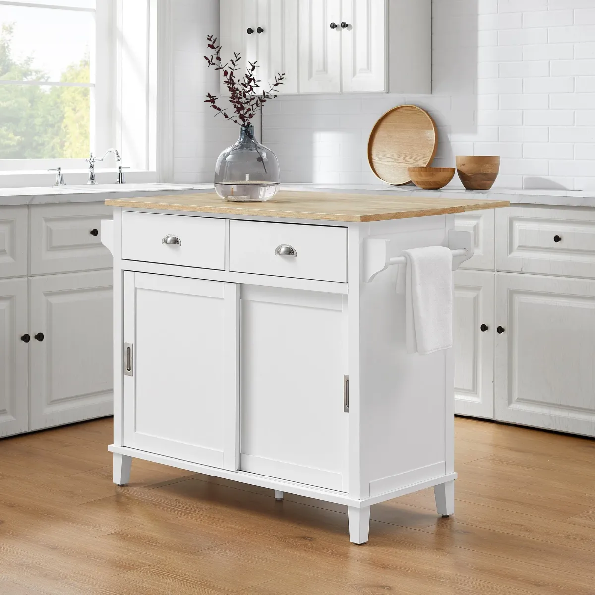 Cutler Drop-Leaf Kitchen Island